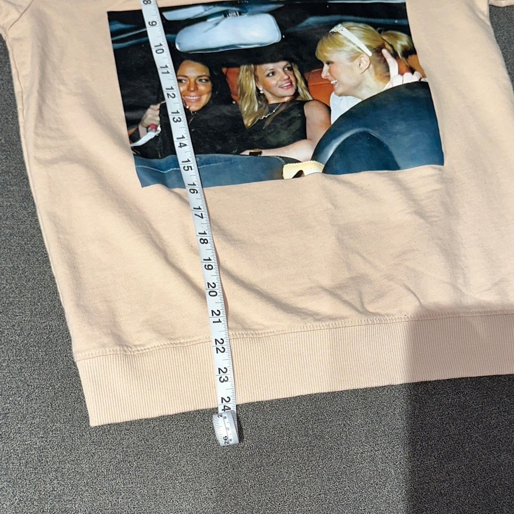 Large “make America great again” Tan Graphic Women's Sweater - Picture 9 of 9